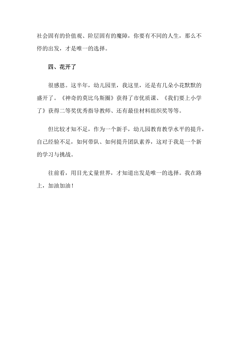 某幼儿园园长的个人工作总结范文_第3页